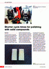 Shorter cycle times for polishing with solid compounds